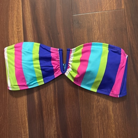 SO Multicolored swimwear Bikini Top Size XL - Picture 1 of 4